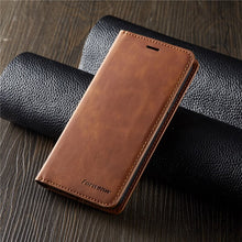 Load image into Gallery viewer, Leather Case Flip Wallet