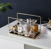 Load image into Gallery viewer, Nordic Rotating Cosmetic Desktop Storage Box