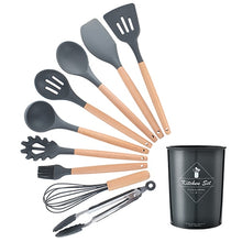 Load image into Gallery viewer, Silicone Kitchenware Cooking Utensils Set Heat Resistant