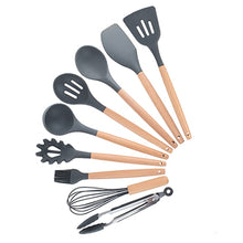 Load image into Gallery viewer, Silicone Kitchenware Cooking Utensils Set Heat Resistant