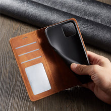 Load image into Gallery viewer, Leather Case Flip Wallet