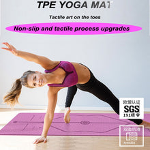 Load image into Gallery viewer, Body Aligning Yoga Mat