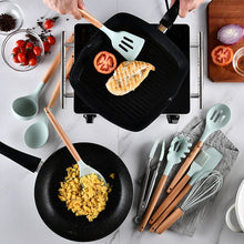 Load image into Gallery viewer, Silicone Kitchenware Cooking Utensils Set Heat Resistant