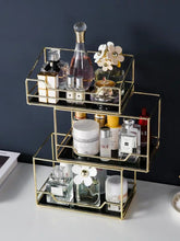 Load image into Gallery viewer, Nordic Rotating Cosmetic Desktop Storage Box
