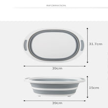 Load image into Gallery viewer, Kitchen Folding Washbasin Cutting Board
