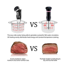 Load image into Gallery viewer, Vacuum Slow Sous Vide Food Cooker 1500W Powerful Immersion Circulator - LCD Digital Timer Display Stainless Steel