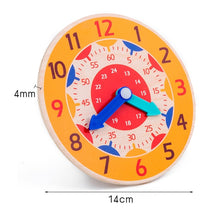 Load image into Gallery viewer, Children Montessori Wooden Clock