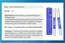 Load image into Gallery viewer, Whitening Teeth Pen Gel
