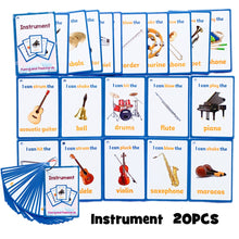 Load image into Gallery viewer, Baby English Learning Word Card