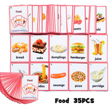 Load image into Gallery viewer, Baby English Learning Word Card