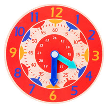 Load image into Gallery viewer, Children Montessori Wooden Clock