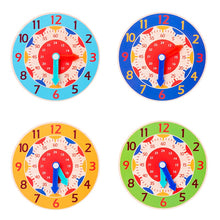Load image into Gallery viewer, Children Montessori Wooden Clock
