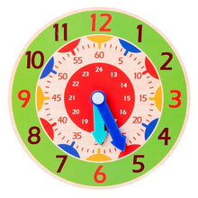 Load image into Gallery viewer, Children Montessori Wooden Clock