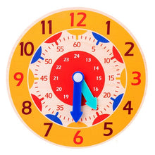 Load image into Gallery viewer, Children Montessori Wooden Clock