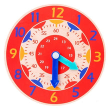 Load image into Gallery viewer, Children Montessori Wooden Clock