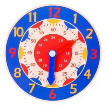 Load image into Gallery viewer, Children Montessori Wooden Clock