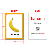 Load image into Gallery viewer, Baby English Learning Word Card