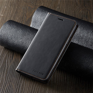 Leather Case Flip Wallet