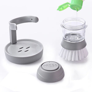 Soap Dispensing Palm Brush