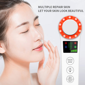 Professional Facial Lifting Vibration Massager Face Body Spa Ion Beauty Instrument