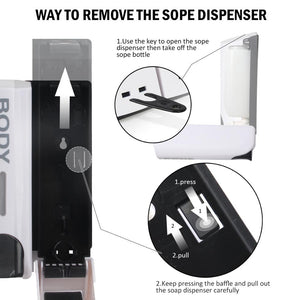Single/Double/Triple 350ml Soap Dispenser
