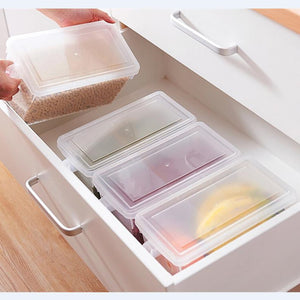 Kitchen Transparent PP Storage Box