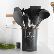 Load image into Gallery viewer, Silicone Kitchenware Cooking Utensils Set Heat Resistant
