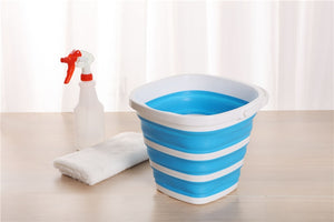 Silicone Bucket for Fishing Promotion Folding Bucket