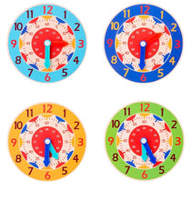 Load image into Gallery viewer, Children Montessori Wooden Clock
