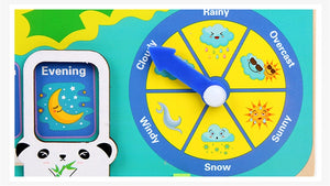 Baby Weather Season Calendar Clock