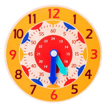 Load image into Gallery viewer, Children Montessori Wooden Clock
